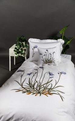 Bláklukka 380 þráða Pima bómull rúmföt – Mjúk og endingargóð íslensk hönnun - 140X200