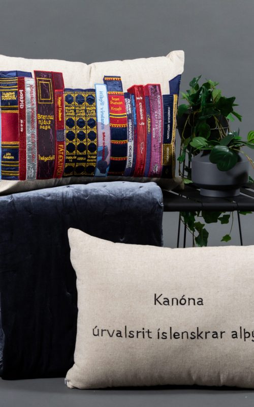 Bókapúði – kanóna Kiljans með 22 íslenskum öndvegisritum
