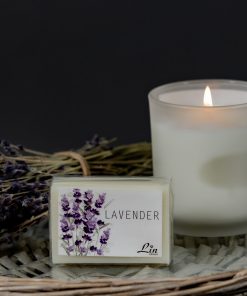 Lavender lífræn handgerð sápa