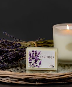 Lavender lífræn handgerð sápa