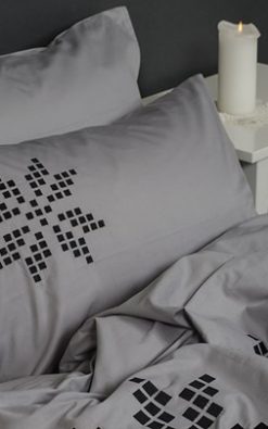 Áttablaðarós koddaver -50X70 cm