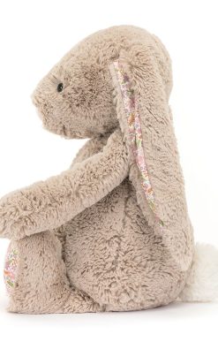 Jellycat Blossom Beige Bunny Petal Big 51 cm – Mjúk kanína með blómamynstruðum eyrum