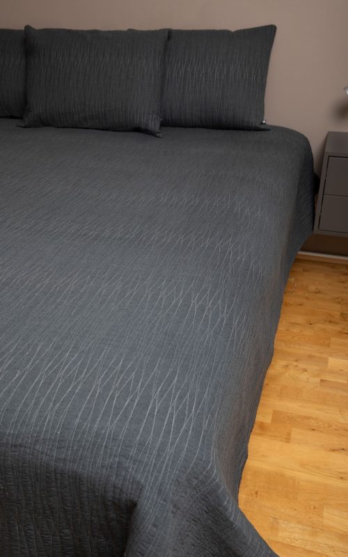 Málmey quiltuð rúmteppi