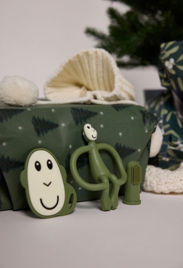 Gjafasett með nagdýrum og fingratannburstum