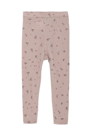 Meriono ull og silki - leggings