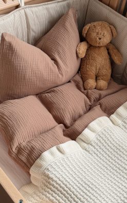 Rúmföt úr múslín bómull – Eik