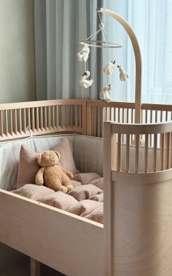 Rúmföt úr múslín bómull – Eik