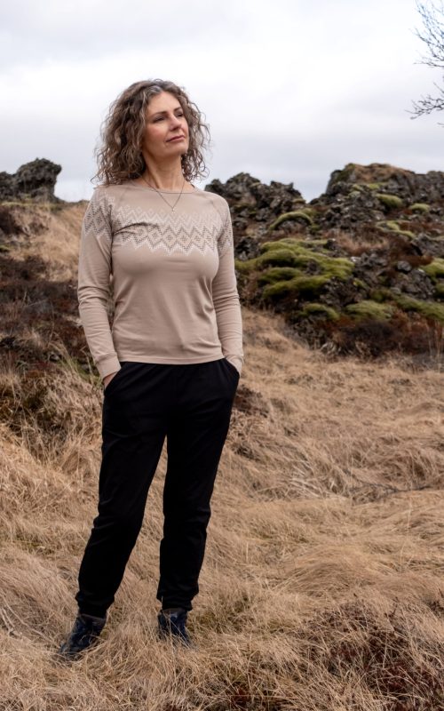 Unisex bómullarbuxur með vösum – fullkomnar heima og úti