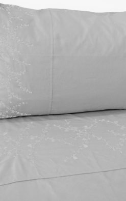 Hjartarfi 380 þráða bróderuð Pima bómull rúmföt - Stærð 140X200 - 140X220 - 200X200 - 200X220