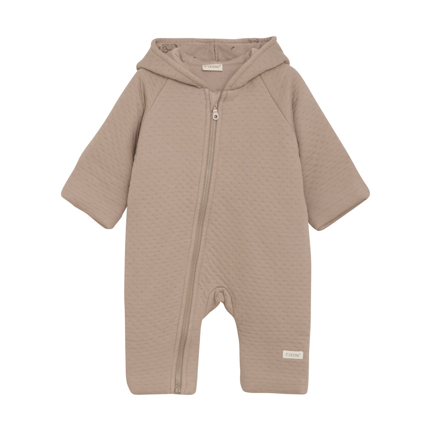 Fóðraður ungbarnagalli með hettu – Fixoni AW25