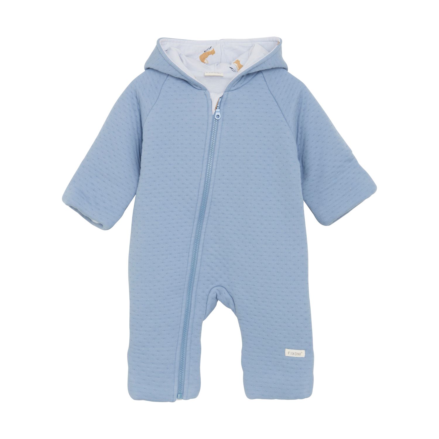 Fóðraður ungbarnagalli með hettu – Fixoni AW25