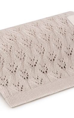 Bambusteppi með gatamynstri – ljósbleikt / drappað / hvítt