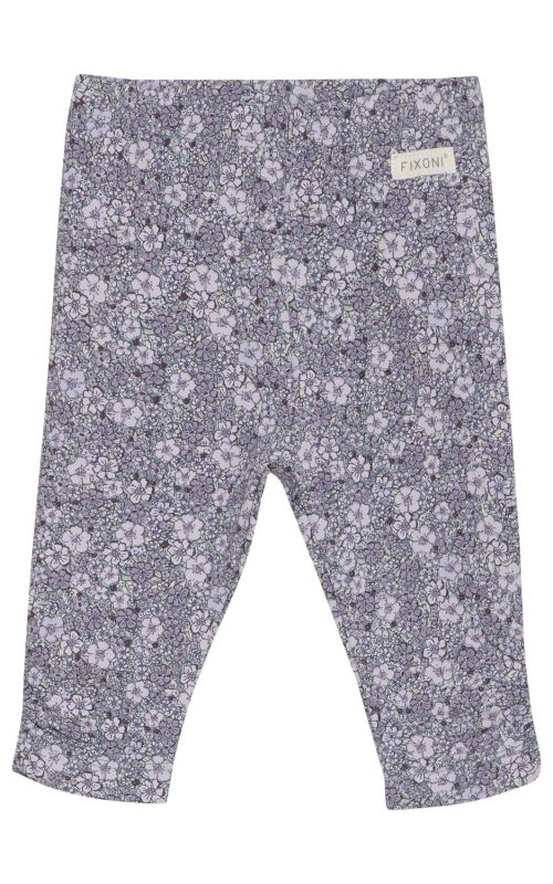 AW25 Blómamynstur – Mjúkar Fixoni leggings úr lífrænni bómull