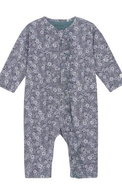 AW25 Blómamynstur – Fixoni samfestingur úr lífrænni bómull