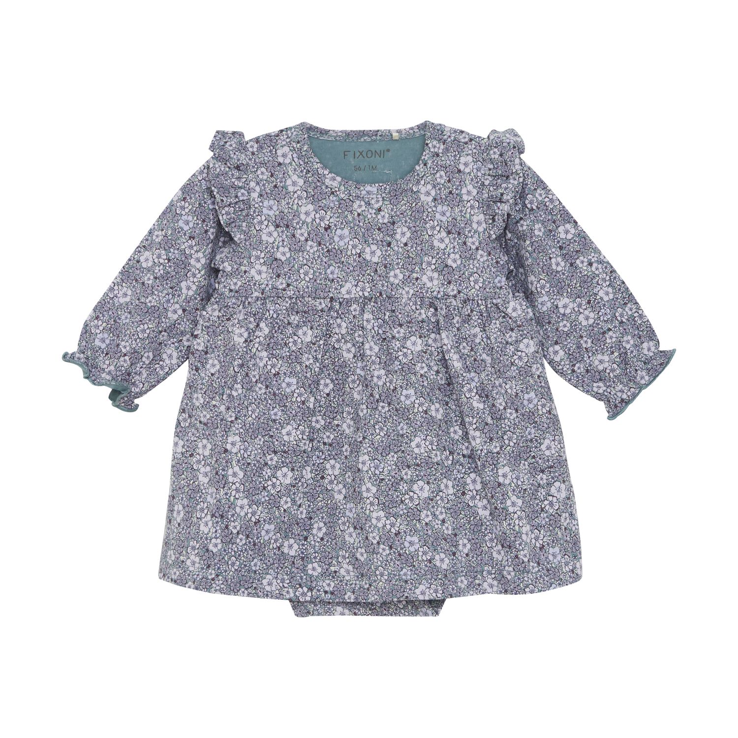 AW25 Blómamynstur – Fallegur Fixoni kjóll úr lífrænni bómul