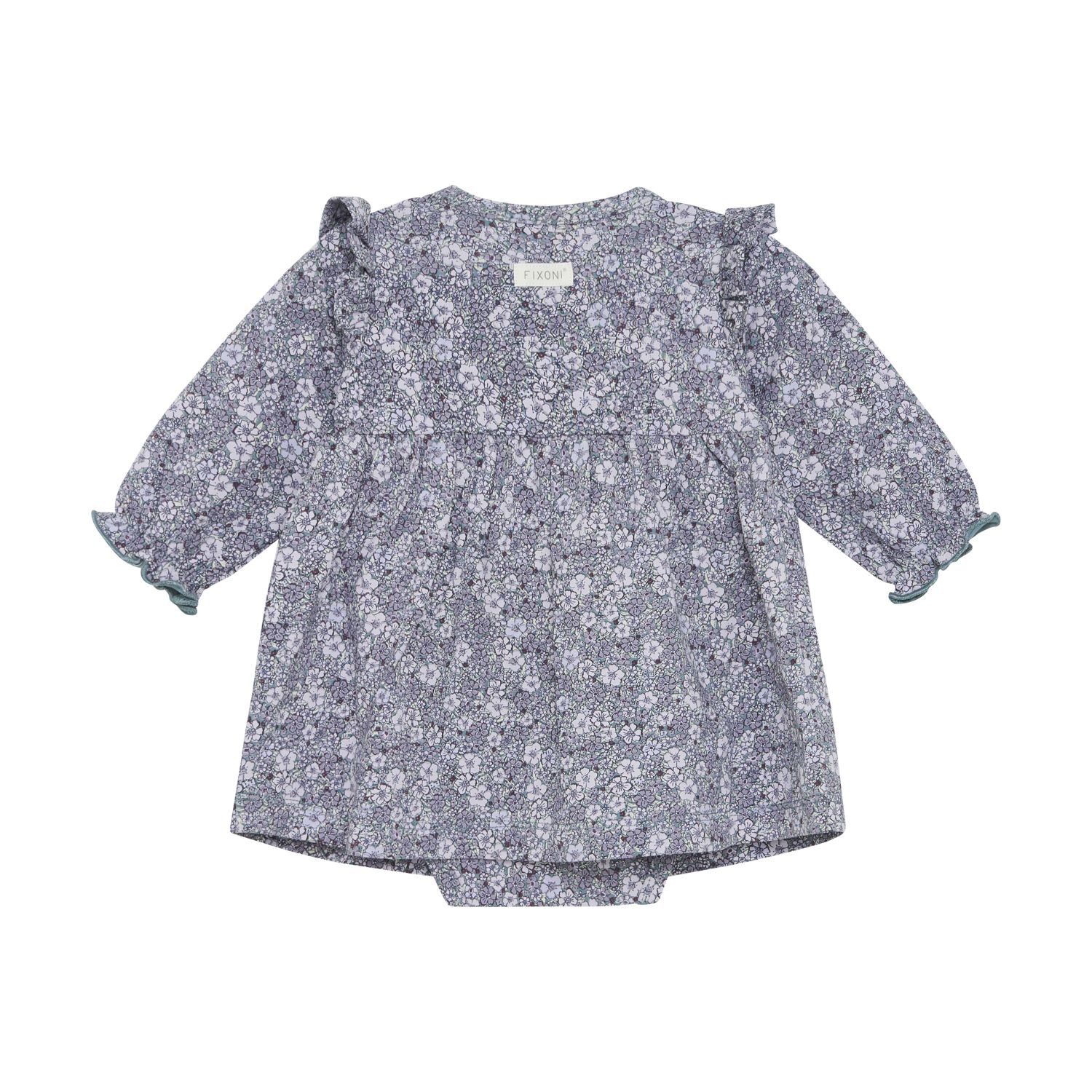 AW25 Blómamynstur – Fallegur Fixoni kjóll úr lífrænni bómul