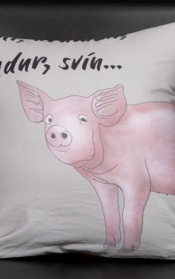Púðaver – Hani, Hundur, Krummi & Svín