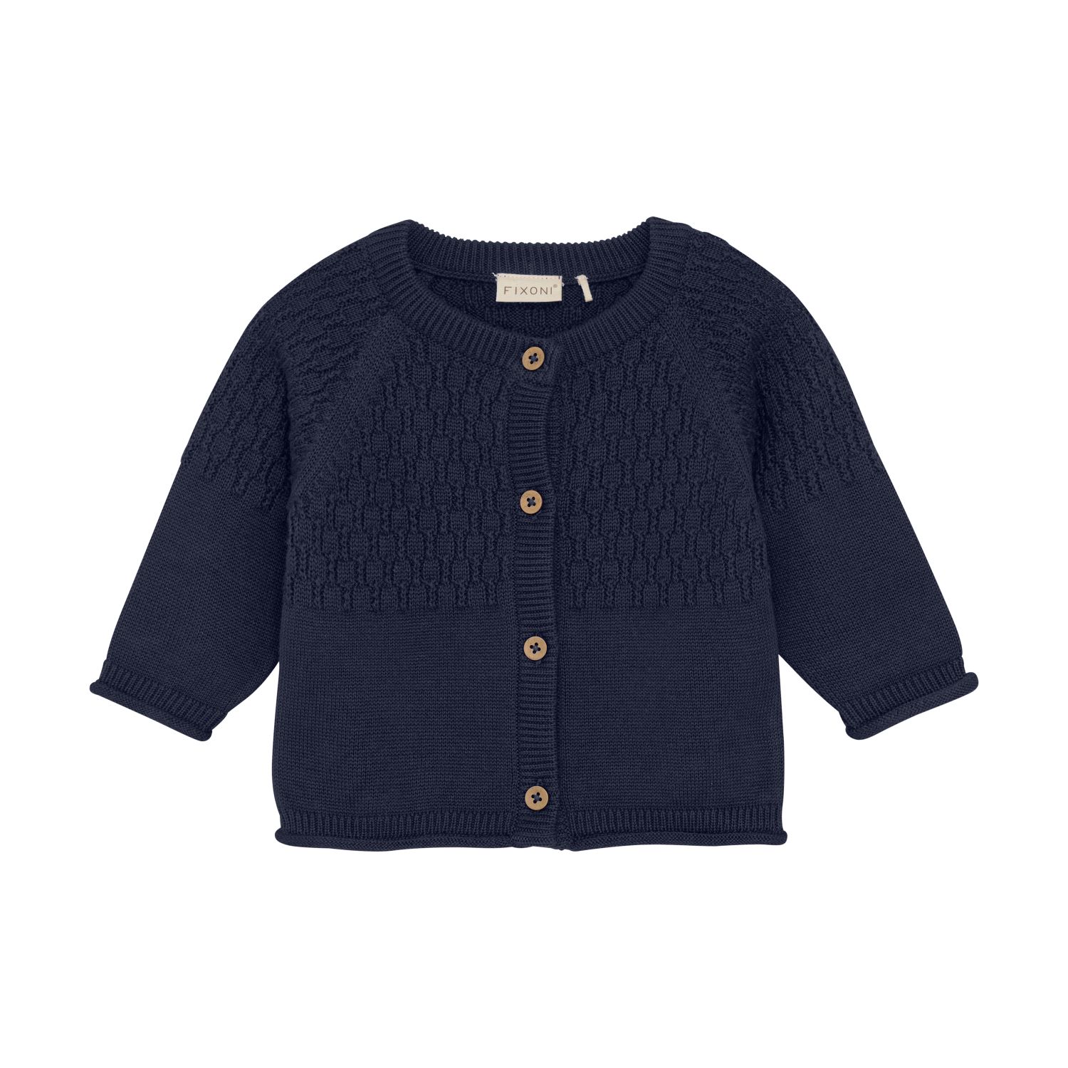 Prjónuð peysa – vínrauð (Fixoni AW25)