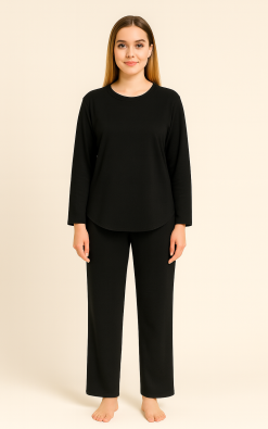 Drífa langermabolur – úr hitatemprandi modal