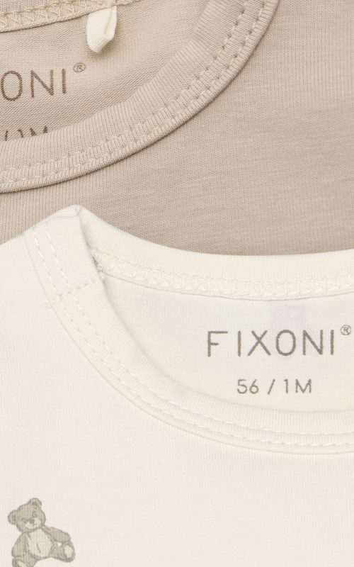 Fixoni – Síðerma samfella 2-pack (GOTS & OEKO-TEX®)