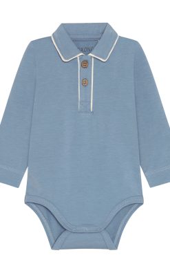 Fixoni – Síðerma samfella með kraga (GOTS & OEKO-TEX®)