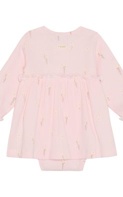 Fixoni – Rib samfellukjóll með síðum ermum (OEKO-TEX®)