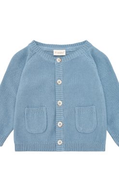 Fixoni – Prjónuð hneppt peysa (GOTS)