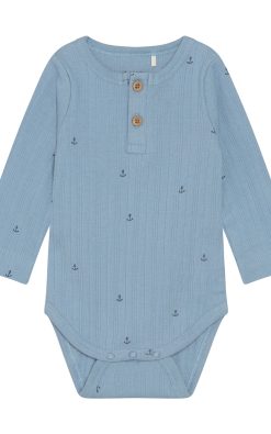 Fixoni – Síðerma samfella með mynstri (GOTS)