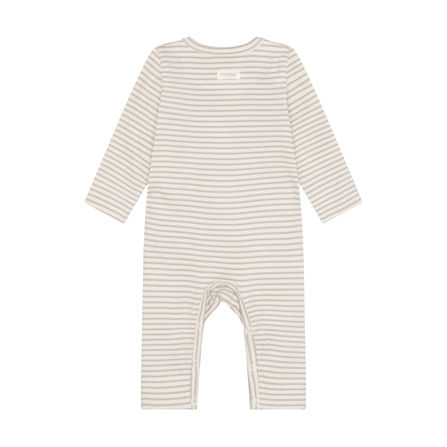 Fixoni – Röndóttur rib ungbarnagalli (GOTS)