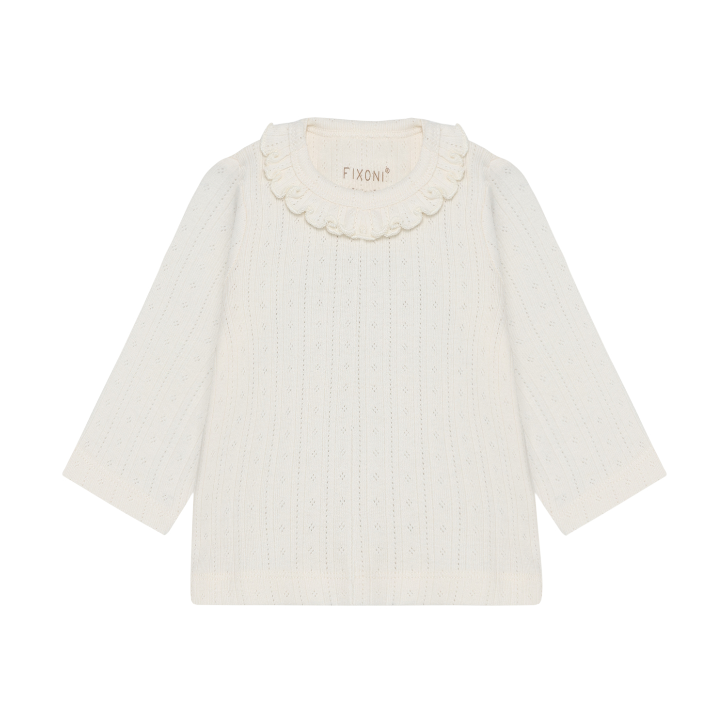 Fixoni pointelle síðerma bolur – GOTS vottaður