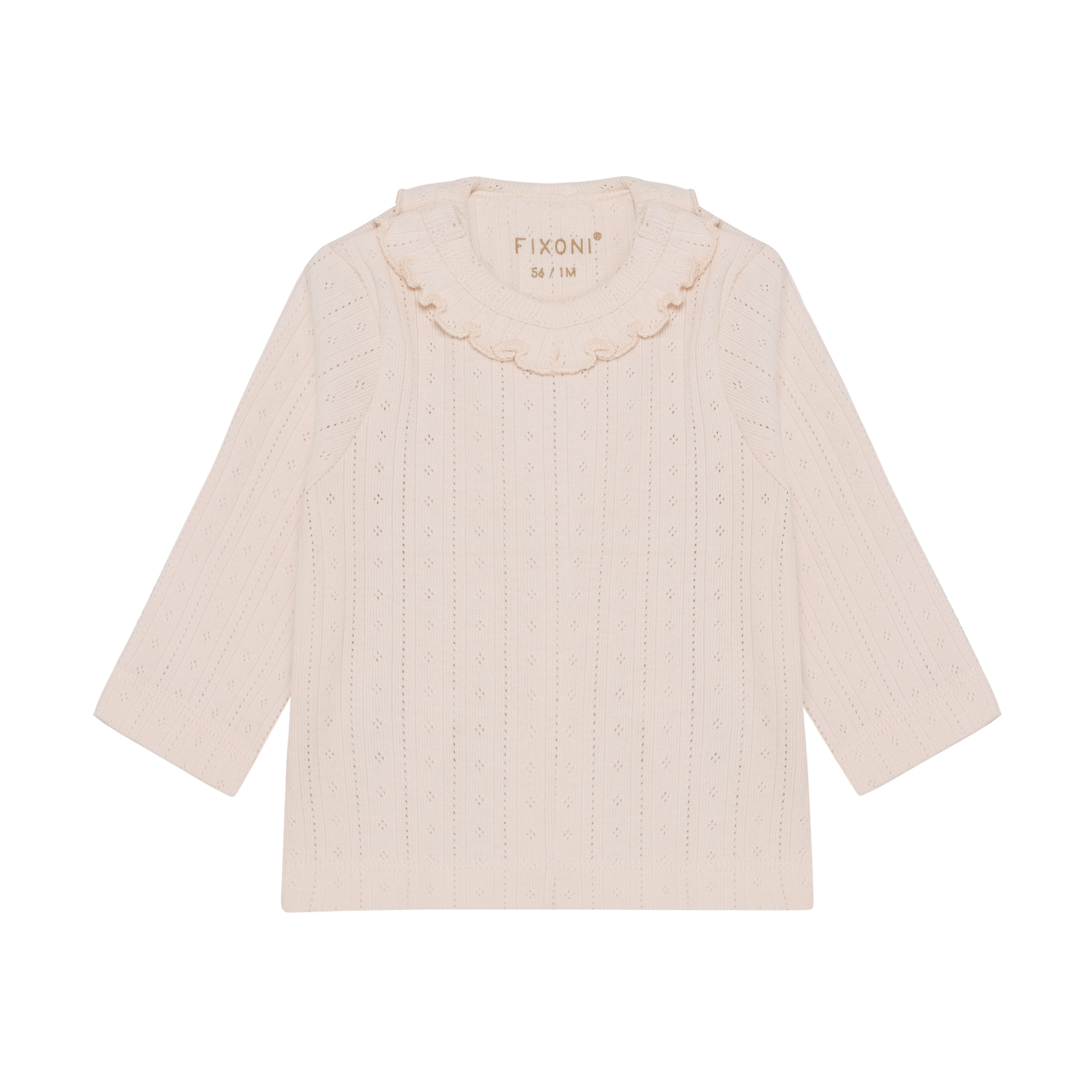 Fixoni pointelle síðerma bolur – GOTS vottaður