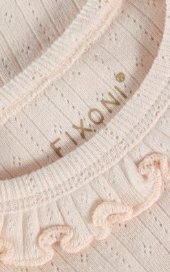 Fixoni pointelle síðerma bolur – GOTS vottaður