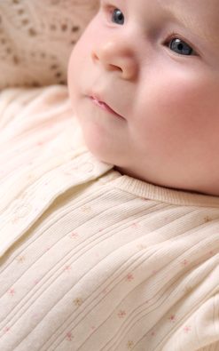 Fixoni pointelle síðerma bolur – GOTS vottaður