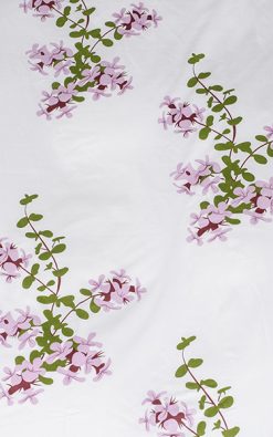 Blóðbergsflétta – 380 þráða Pima bómull rúmföt - Stærðir 140X200 – 140X220 – 200X200 – 200X220