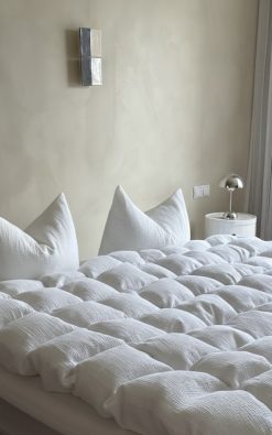 EIKIN koddaver  úr múslín bómull (OEKO-TEX® & GOTS)