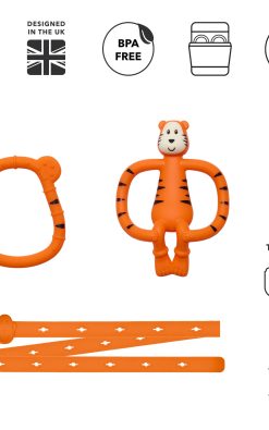 Matchstick Monkey gjafasett – Teddi tígur.