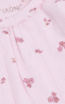 Fixoni síðerma samfella úr mynstruðu prjónaefni – Pale Lilac