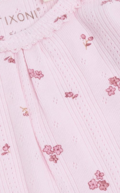 Fixoni síðerma samfella úr mynstruðu prjónaefni – Pale Lilac