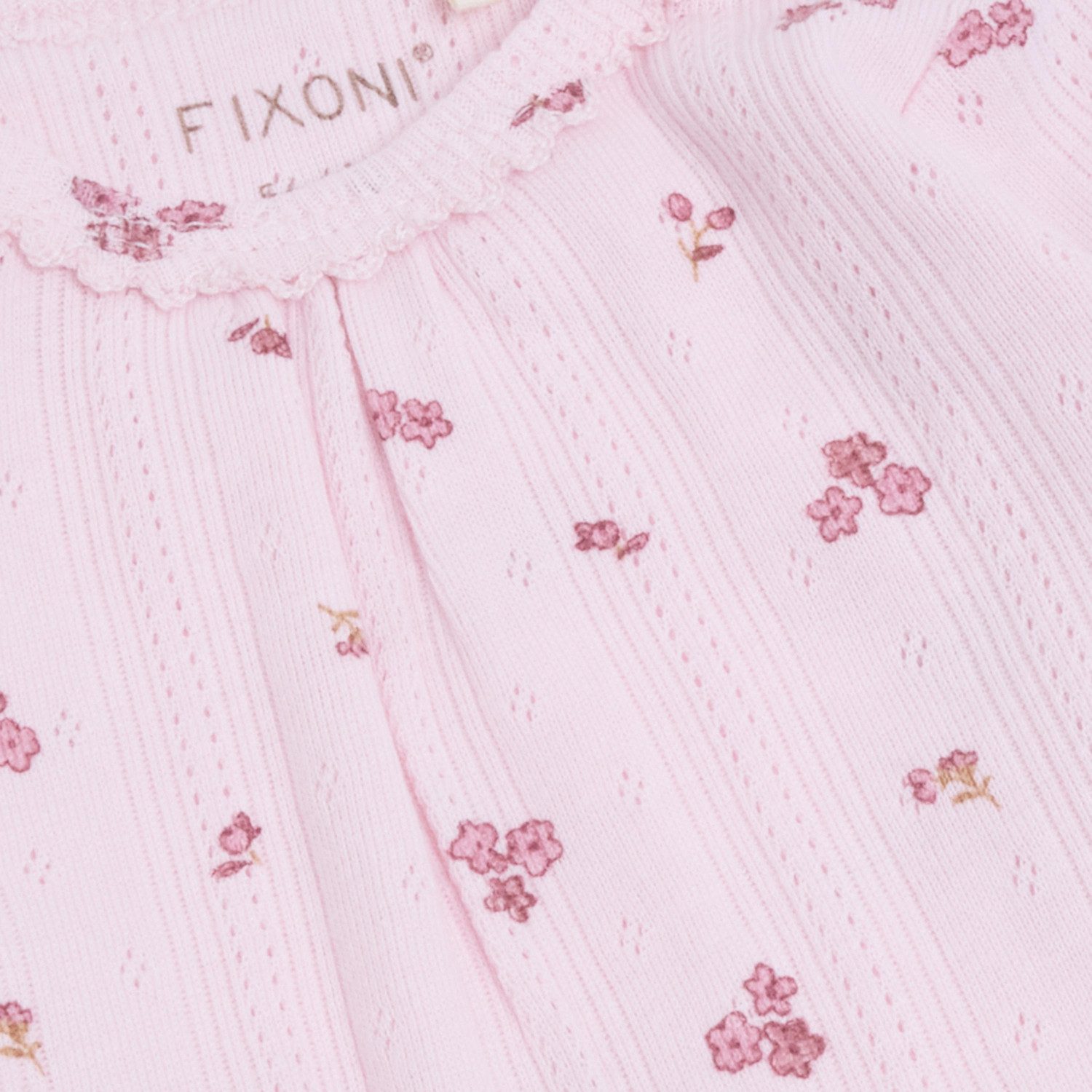 Fixoni síðerma samfella úr mynstruðu prjónaefni – Pale Lilac