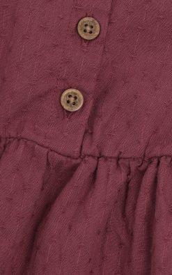 Fixoni bómullarkjóll – Crushed Berry