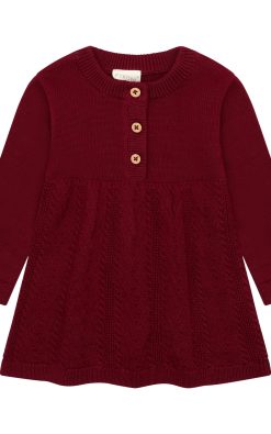 Fixoni prjónakjóll – Tibetan Red