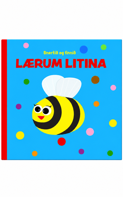 Snertið og finnið: Lærum litina – snertibók fyrir börn
