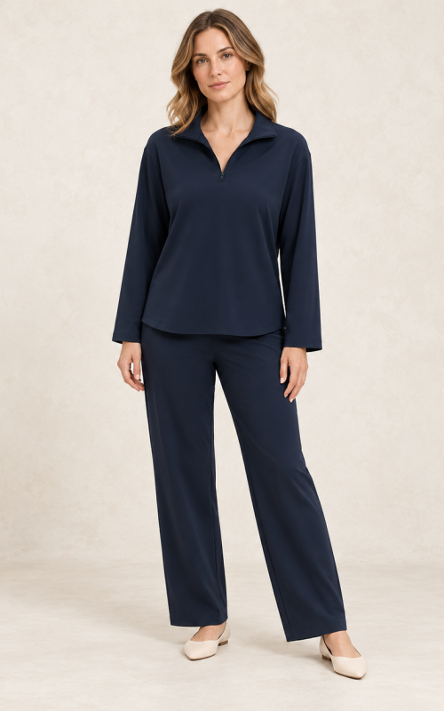 Asana Relaxed Quarter-zip