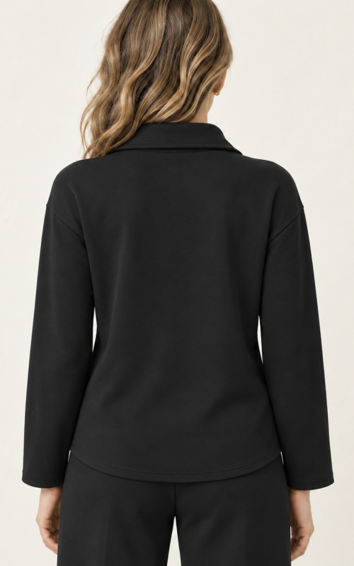 Asana Relaxed Quarter-zip