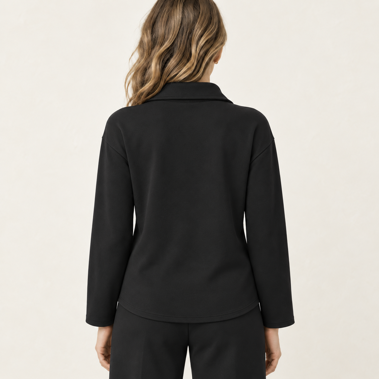 Asana Relaxed Quarter-zip